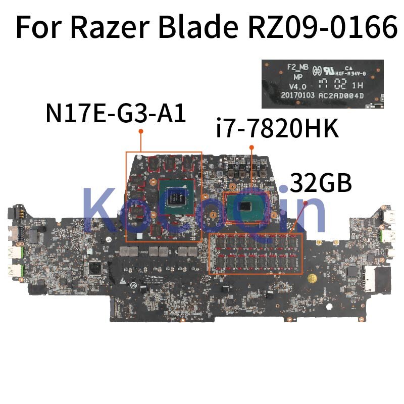 Razer Blade RZ09-0166 I7-7820HK  Ʈ , GT..